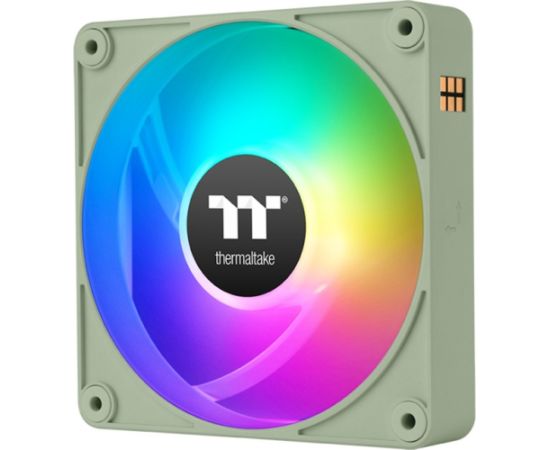 Thermaltake CT120 EX Reverse ARGB Sync PC Cooling Fan, Case Fan (Light Green, Pack of 3)