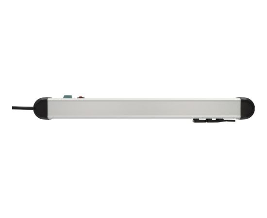 Brennenstuhl Premium-Protect-Line 6-way power strip (black/aluminium, 5 metres, 60,000A surge protection)