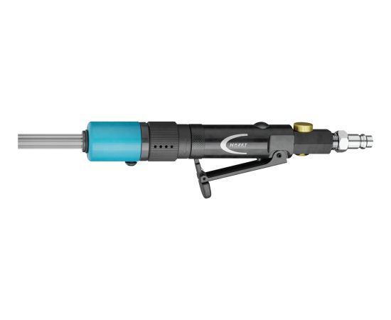 Hazet mini needle scaler 9035M-6, pneumatic scaler (black/blue)
