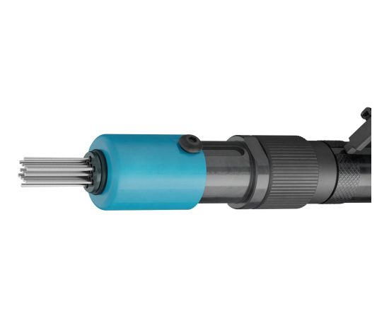 Hazet mini needle scaler 9035M-6, pneumatic scaler (black/blue)