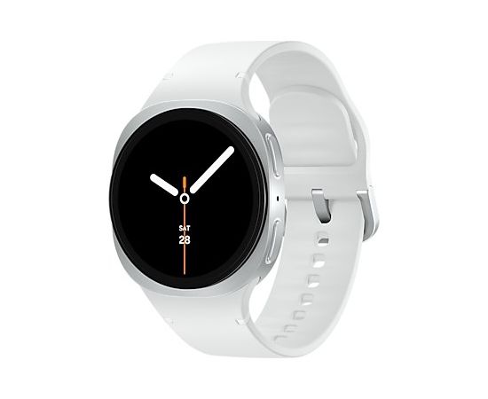 Samsung Galaxy Watch 8 3.3 cm (1.3") AMOLED 40 mm Digital 438 x 438 pixels Touchscreen Silver Wi-Fi GPS (satellite)