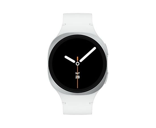 Samsung Galaxy Watch 8 3.3 cm (1.3") AMOLED 40 mm Digital 438 x 438 pixels Touchscreen Silver Wi-Fi GPS (satellite)