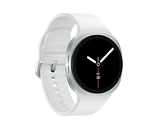 Samsung Galaxy Watch 8 3.3 cm (1.3") AMOLED 40 mm Digital 438 x 438 pixels Touchscreen Silver Wi-Fi GPS (satellite)