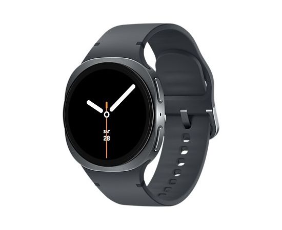 Samsung Galaxy Watch 8 3.3 cm (1.3") AMOLED 40 mm Digital 438 x 438 pixels Touchscreen Graphite Wi-Fi GPS (satellite)