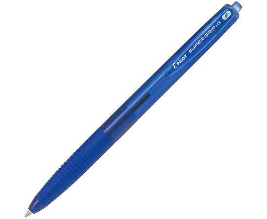 Lodīšu pildspalva PILOT SUPER GRIP G CLICK 0.7 mm zila tinte