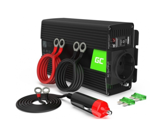 Green Cell ® Voltage Car Inverter 12V to 230V, 500W/1000W Strāvas pārveidotājs