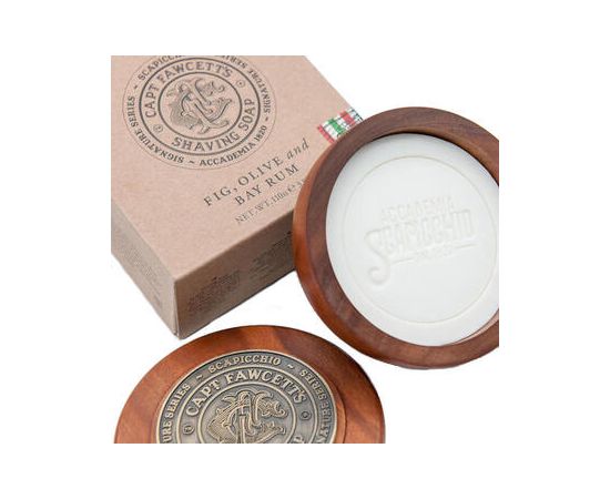 Captain Fawcett Scapicchio Shaving Soap - Mýdlo na holení v dřevěné krabičce
