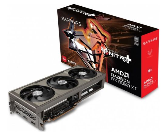 SAPPHIRE NITRO+ AMD RADEON RX 9060 XT GAMING OC 16GB DUAL HDMI / DP
