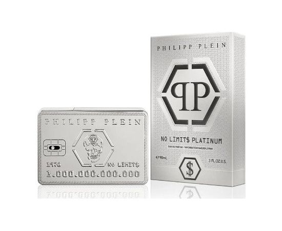 Philipp Plein, No Limits Platinum, Eau De Parfum, For Men, 90 ml For Men