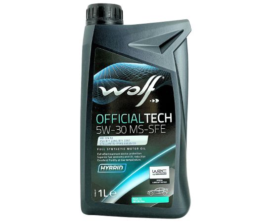 WOLF OFFICIALTECH 5W30 MS-SFE 1L C3, SN+, PSA B71 2297