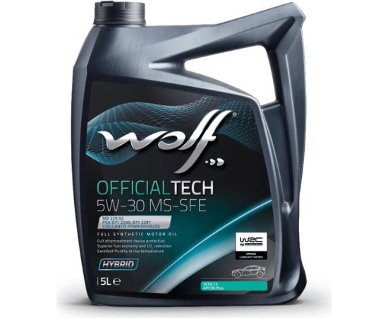 WOLF OFFICIALTECH 5W30 MS-SFE 4L C3, SN+, PSA B71 2297