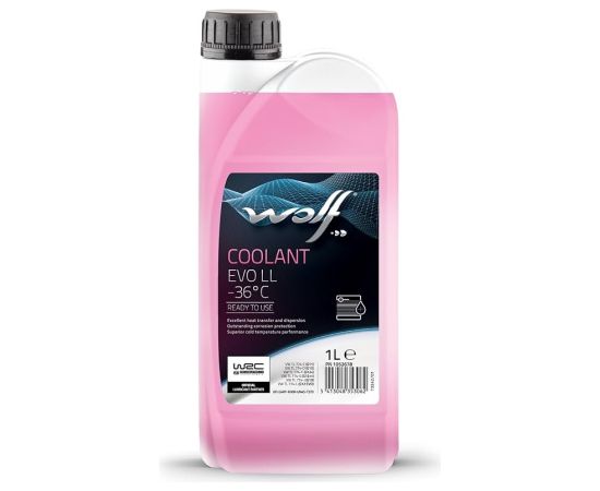 Wolf RADIATOR COOLANT EVO LL 1L Dzes.šķ.-36oC G13 PSi-OAT