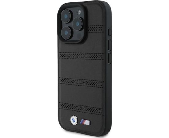 BMW M Perforated And Stitched Line MagSafe Aizsargapvalks priekš Apple iPhone 16 Pro