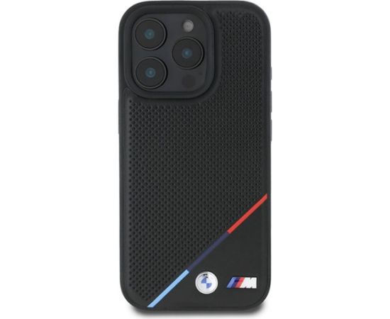 BMW M Perforated Tricolor Line MagSafe Aizsargapvalks priekš Apple iPhone 16 Pro
