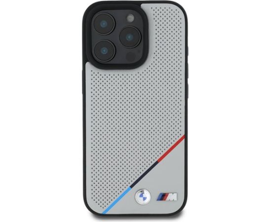 BMW M Perforated Tricolor Line MagSafe Aizsargapvalks priekš Apple iPhone 16 Pro