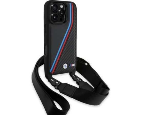 BMW M Edition Carbon Tricolor Lines Защитный Чехол для Apple iPhone 16 Pro Max