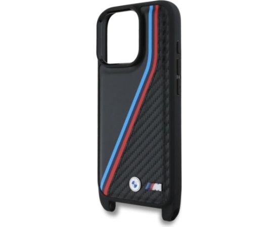 BMW M Edition Carbon Tricolor Lines Защитный Чехол для Apple iPhone 16 Pro Max