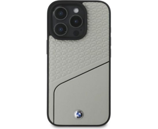 BMW Signature Leather Textured & Line MagSafe Защитный Чехол для Apple iPhone 16 Pro