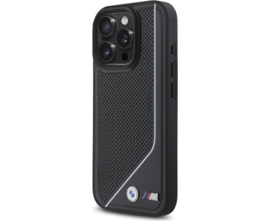 BMW M Perforated Twisted Line MagSafe Aizsargapvalks priekš Apple iPhone 16 Pro
