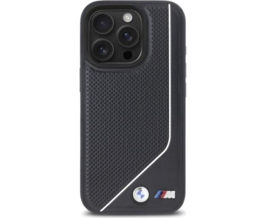 BMW M Perforated Twisted Line MagSafe Aizsargapvalks priekš Apple iPhone 16 Pro