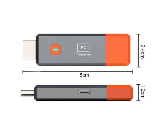RoGer WHDTR2 Беспроводной HDMI видеопередатчик комплект 1080@60Hz (5.8GHz TX/RX)