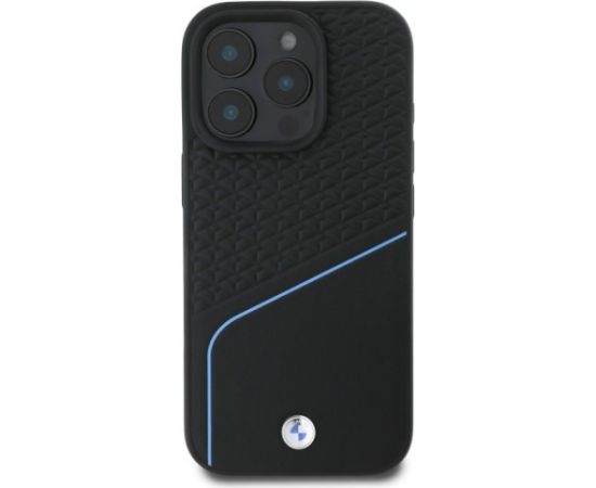 BMW Sign Leather Textured And Line MagSafe Защитный Чехол для Apple iPhone 16 Pro Max