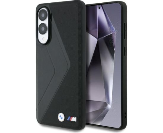 BMW Leather Oversized Stripes MagSafe Чехол для Samsung Galaxy S25 Edge