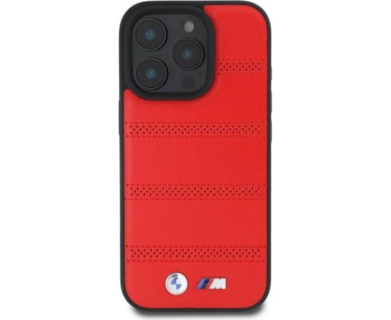 BMW M Perforated And Stitched Line MagSafe Aizsargapvalks priekš Apple iPhone 16 Pro Max