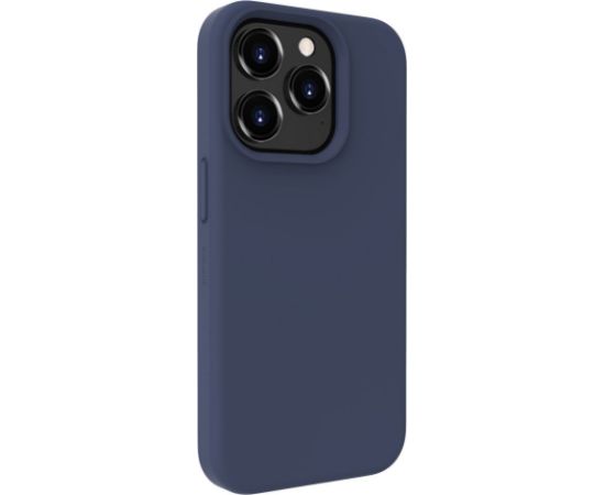 Evelatus Apple  iPhone 15 Pro Premium Soft Touch Silicone Case Midnight Blue