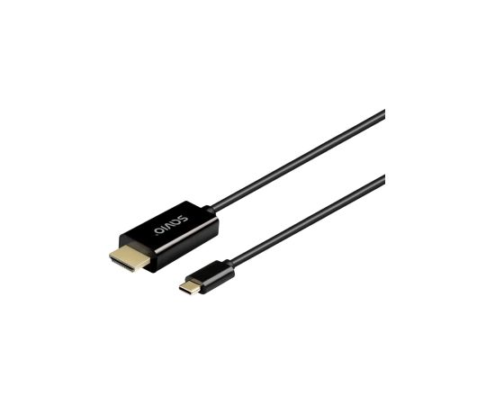 Kabelis Savio USB-C Male - HDMI Male 1m CL-190