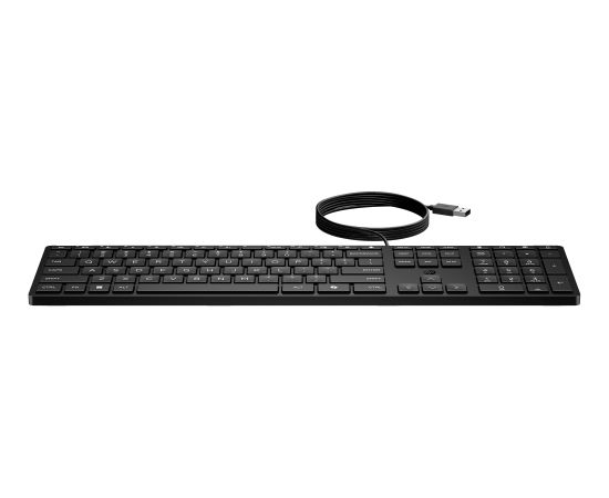 HP 320K USB Wired Keyboard - Black - US/RUS / 9SR37UT#ACB
