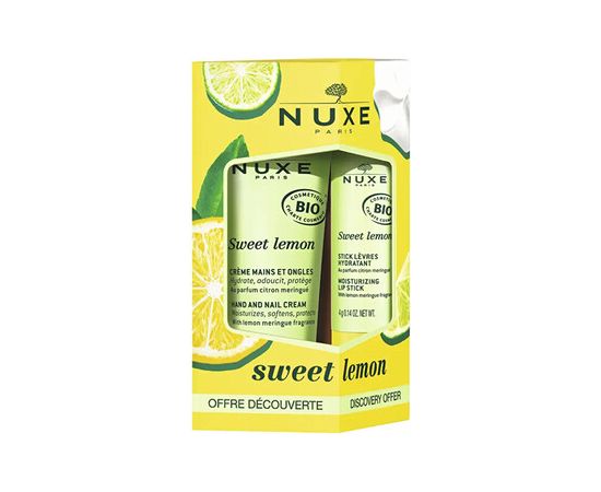 Nuxe Sweet Lemon Hand and Lip Set - Dárková sada