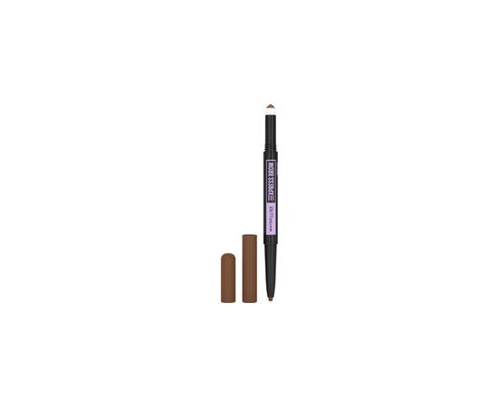 Maybelline Brow Satin Duo Brow Pencil & Filling Powder - Eyebrow Pencil 0.71 ml Black Brown