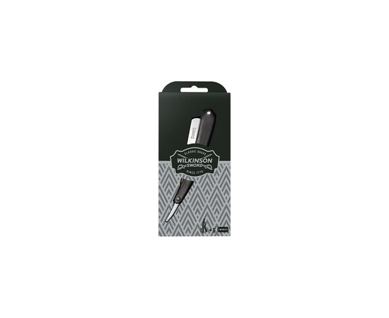Wilkinson Sword Cut Throat + Double Edge Blades ( 5 pcs ) - Razor + spare razor blades