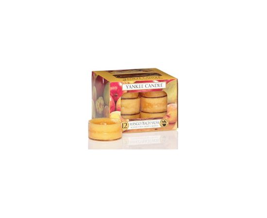 Yankee Candle Mango Peach Salsa Candle - Aromatic tea candles (12 pcs) 9.8g