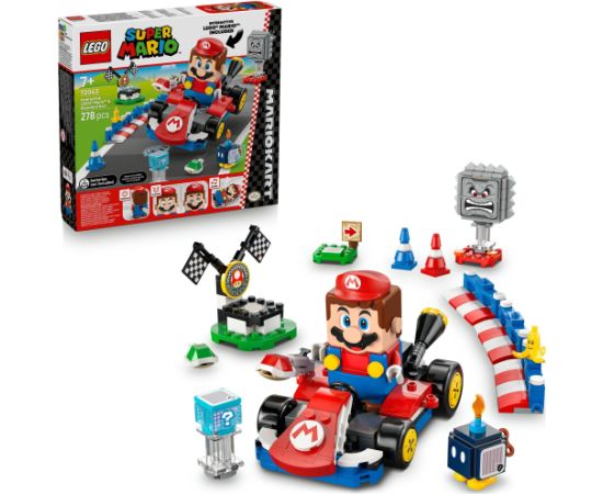 Super Mario Mario Kart™ — Interaktywna figurka LEGO® Mario™ i Standard Kart (72043)