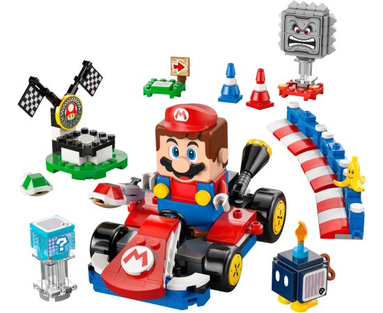 Super Mario Mario Kart™ — Interaktywna figurka LEGO® Mario™ i Standard Kart (72043)