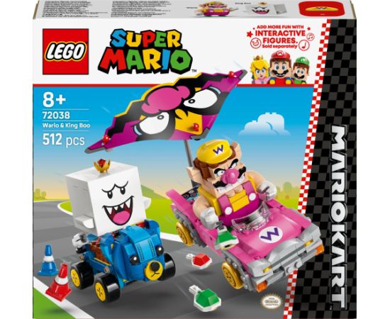 Lego Super Mario Mario Kart™ — Wario i King Boo (72038)