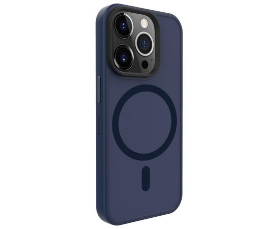 Evelatus Apple  iPhone 15 Pro Hybird Case With Magsafe and Camera Protection PC+TPU Dark Blue