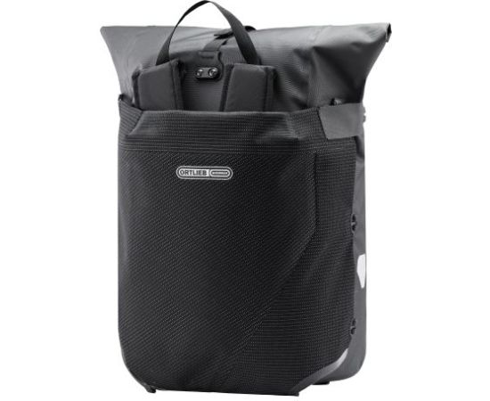 Ortlieb Vario High Visibility 26L QL2.1 / Melna / 26 L
