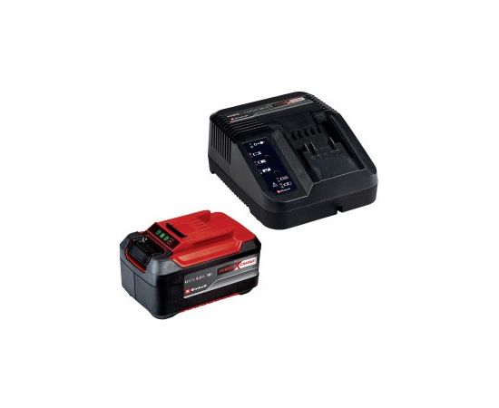 Piederumu komplekts Einhell 4512147; 18 V; 5,2 Ah; Li-ion + lādētājs