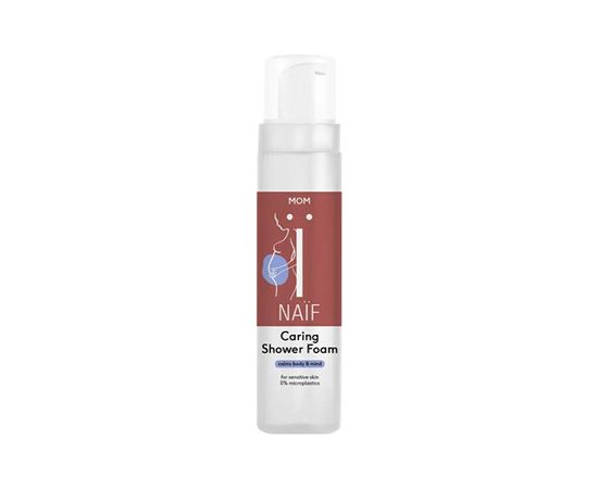 Naif Mom Caring Shower Foam - Sprchová pěna pro těhotné 200ml