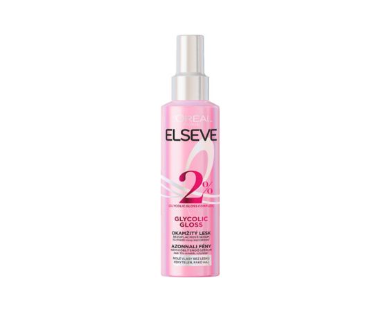L'oreal Elseve Glycolic Gloss Spray 2% - Bezoplachové sérum pro okamžitý lesk vlasů 150ml