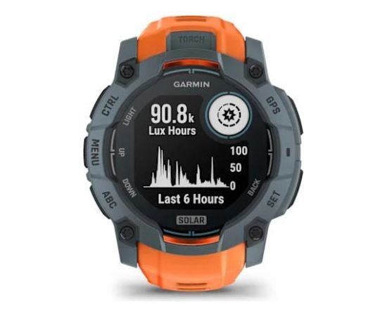 GARMIN Instinct 3 - 50mm Solar Twilight with Solstice sporta pulkstenis