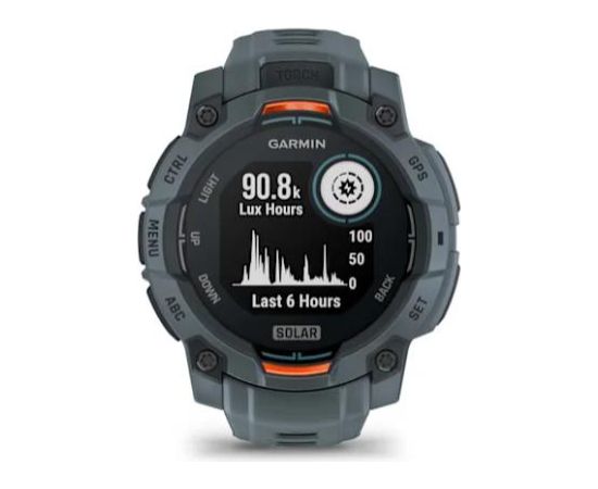 GARMIN Instinct 3 - 45mm Solar Twilight with Twilight Band sporta pulkstenis