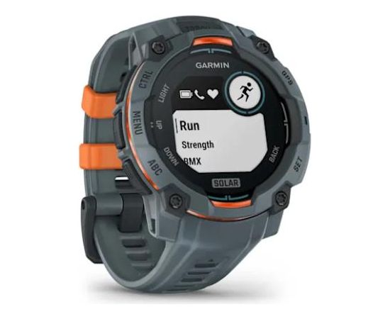 GARMIN Instinct 3 - 45mm Solar Twilight with Twilight Band sporta pulkstenis