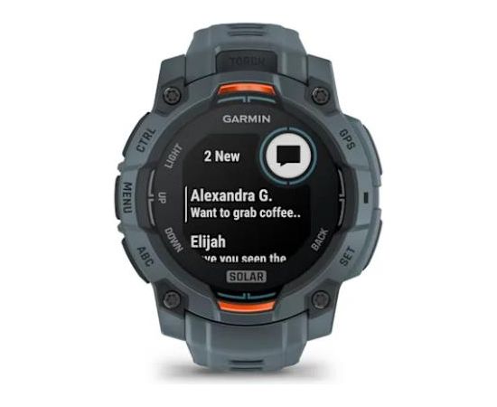GARMIN Instinct 3 - 45mm Solar Twilight with Twilight Band sporta pulkstenis