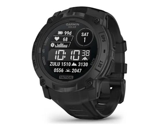 GARMIN Instinct 3 - 50mm Solar Tactical Edition Black with Black Band