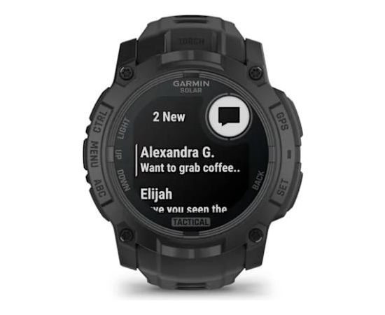GARMIN Instinct 3 - 50mm Solar Tactical Edition Black with Black Band