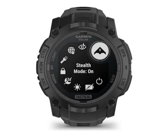 GARMIN Instinct 3 - 50mm Solar Tactical Edition Black with Black Band